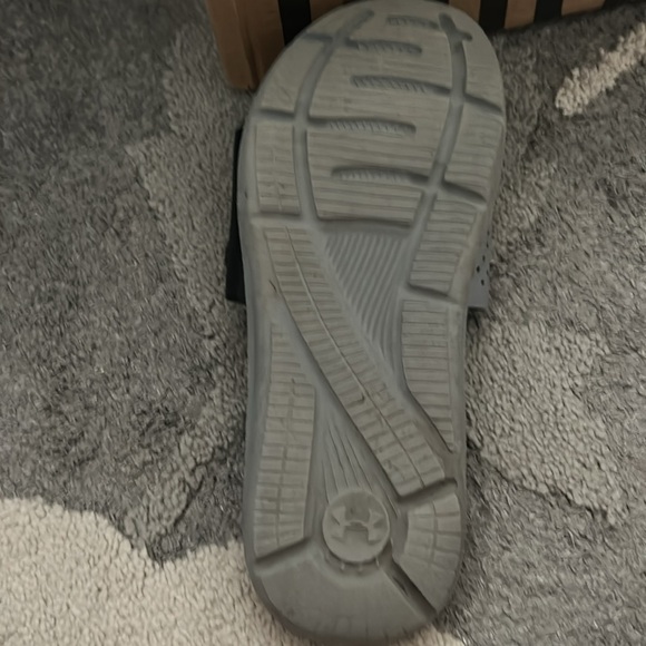 Under Armour Black Slide Sandals - Picture 2 of 4